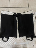 Equileisure Adult Suede Chaps – XS Black