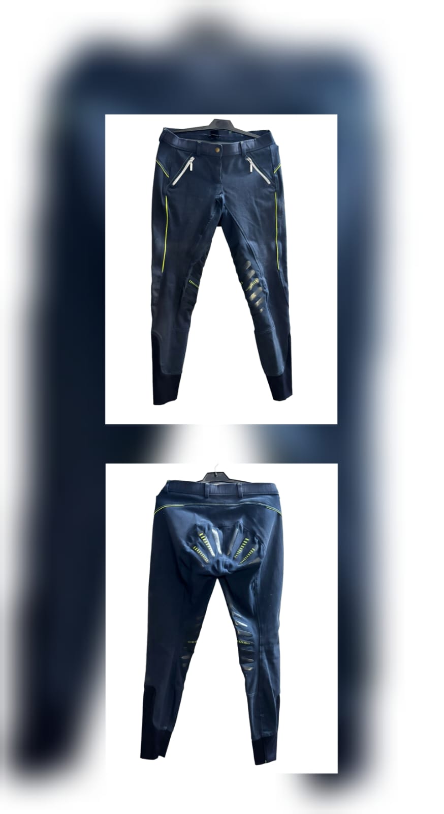 Black & Lime Piping Jodhpur