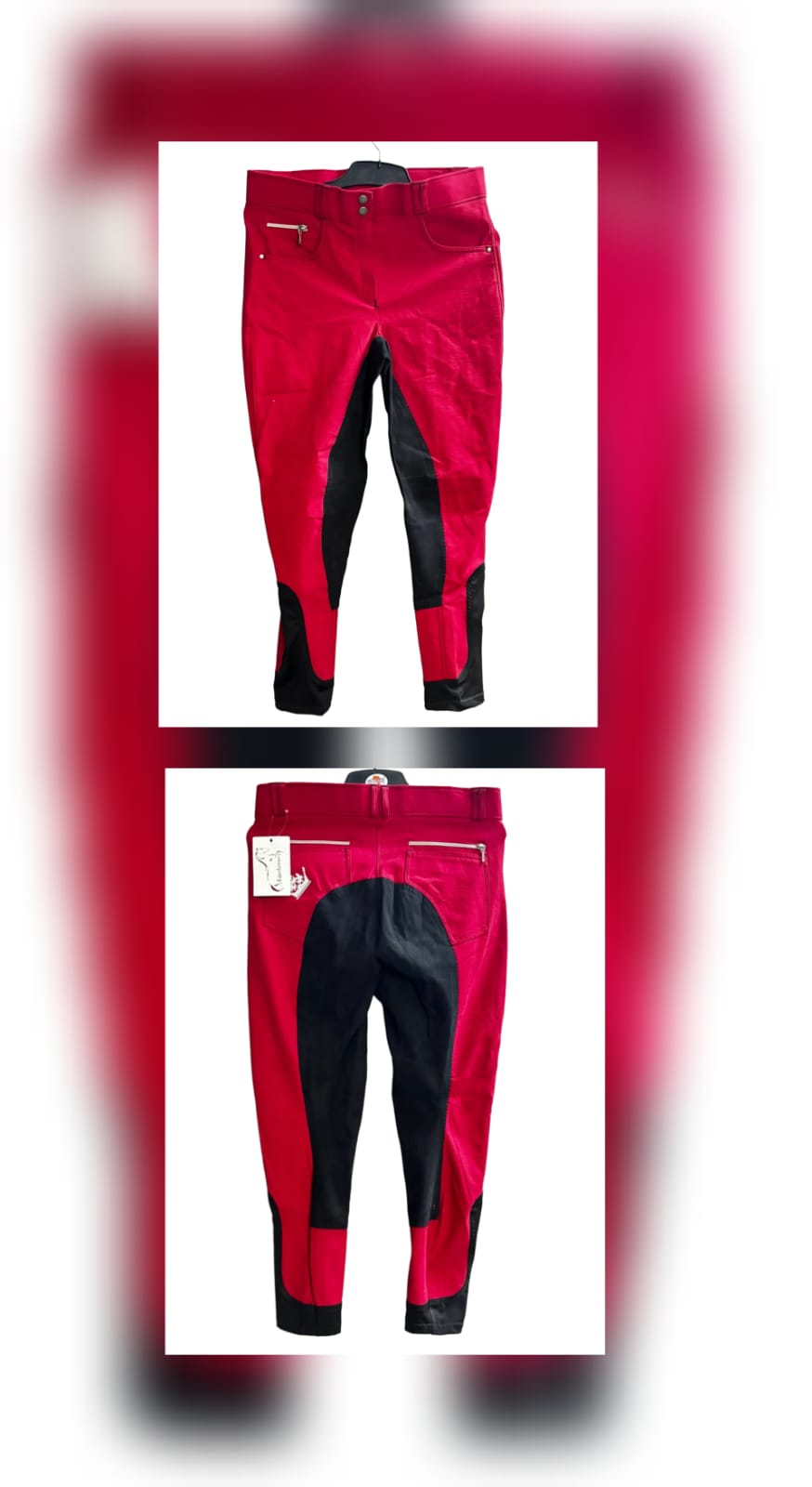 Equileisure Red Jodhpur - Size 42
