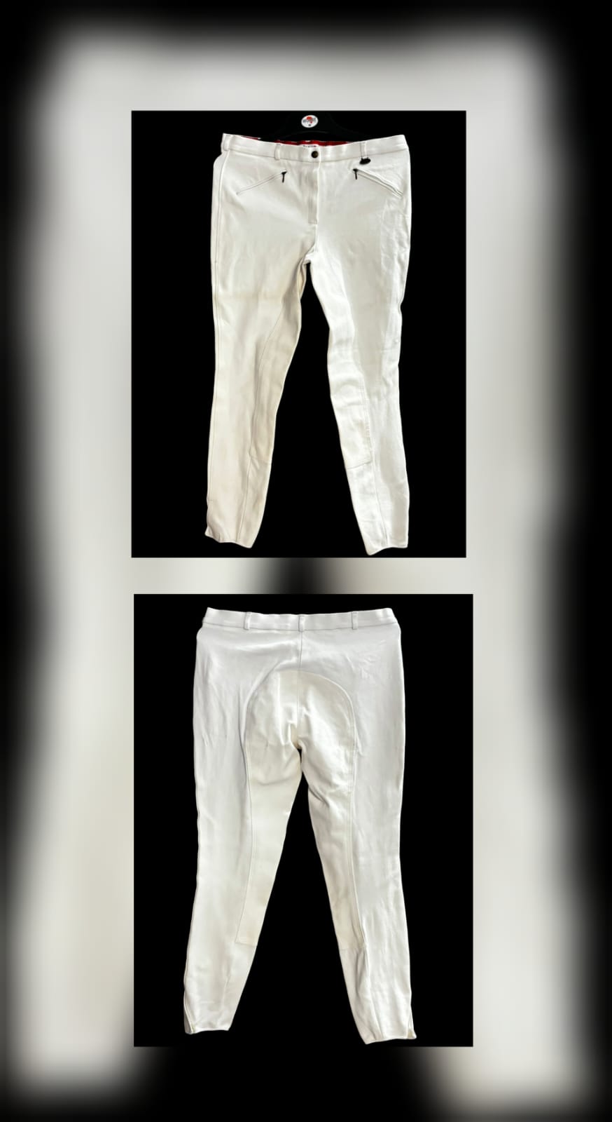 Horze White Jodhpur