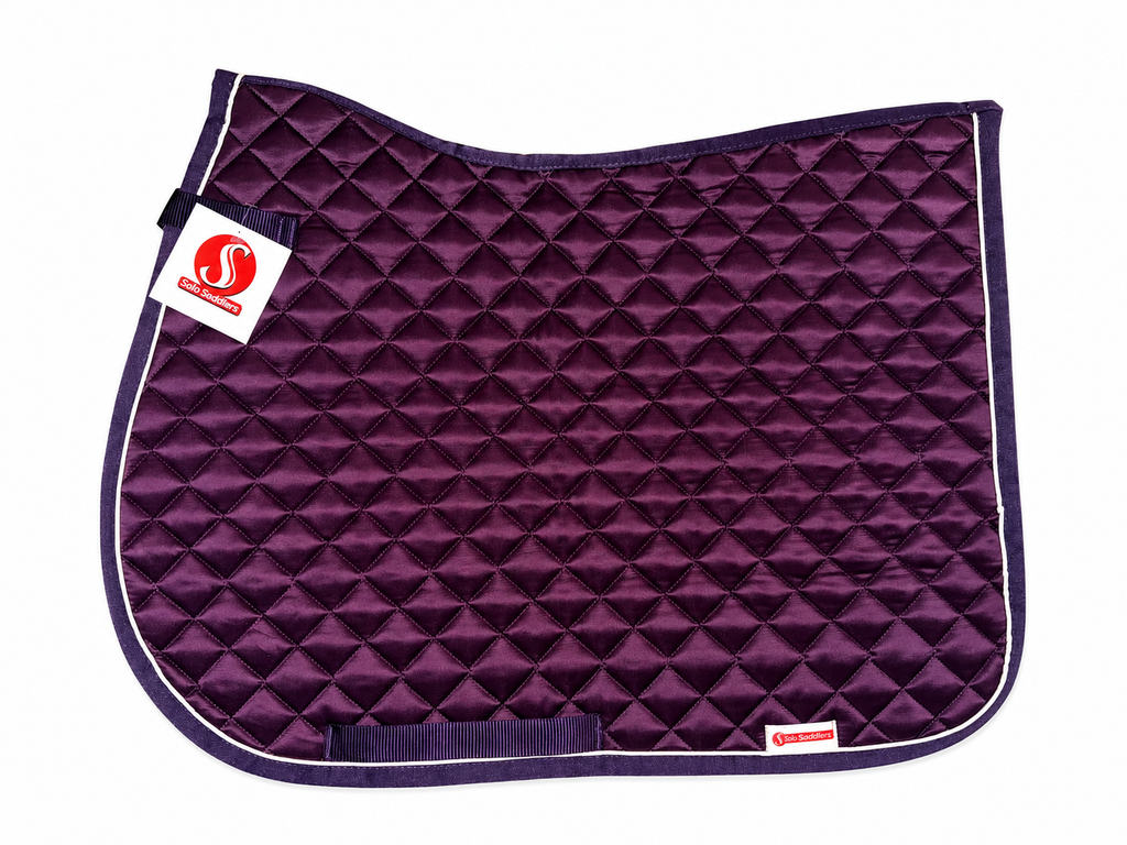Solo Saddlers Quilted Satin Saddle Pad - GP Full