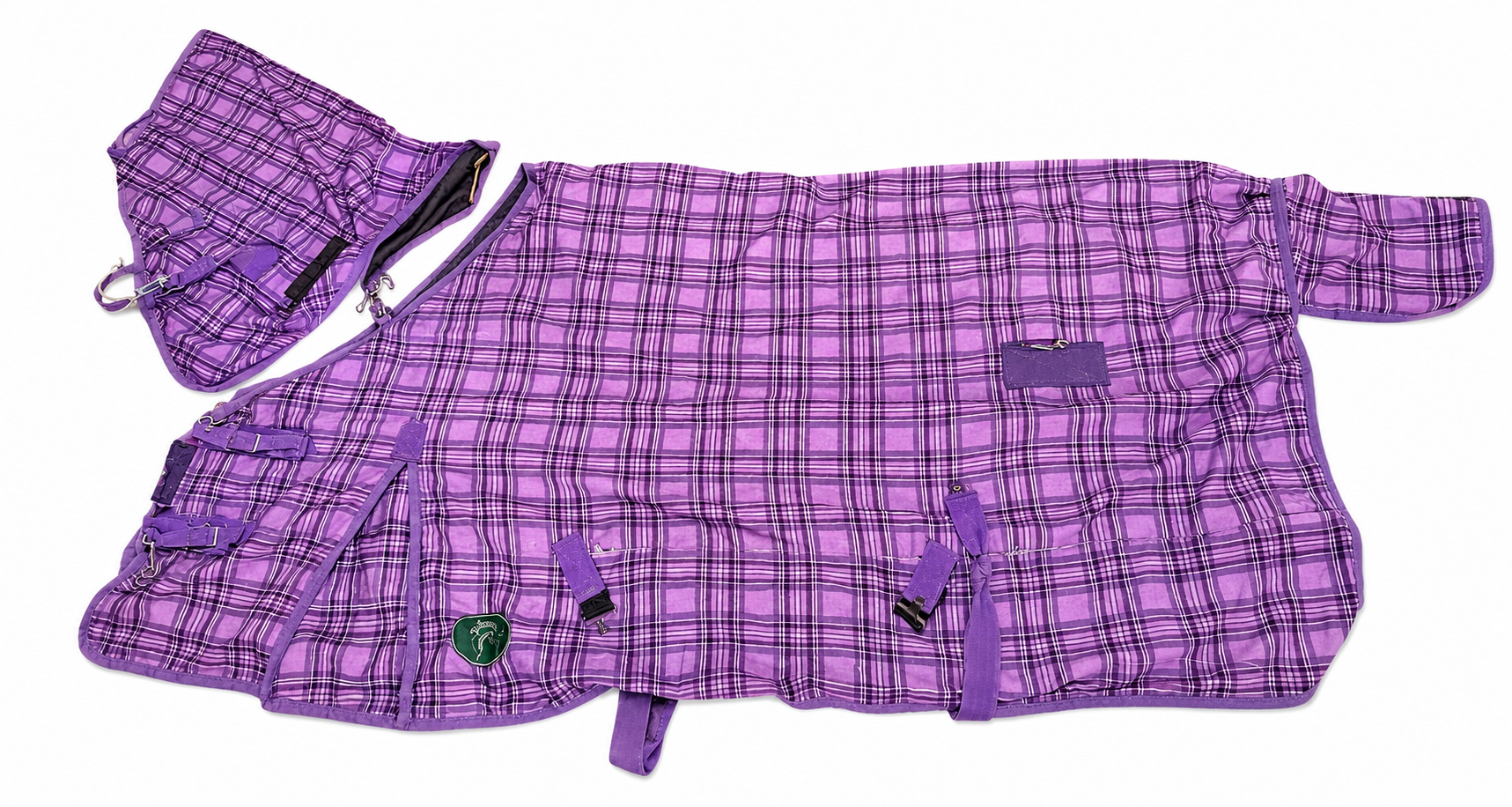 Equimac Purple Rain Sheet with Neck – 145cm (Second-Hand)