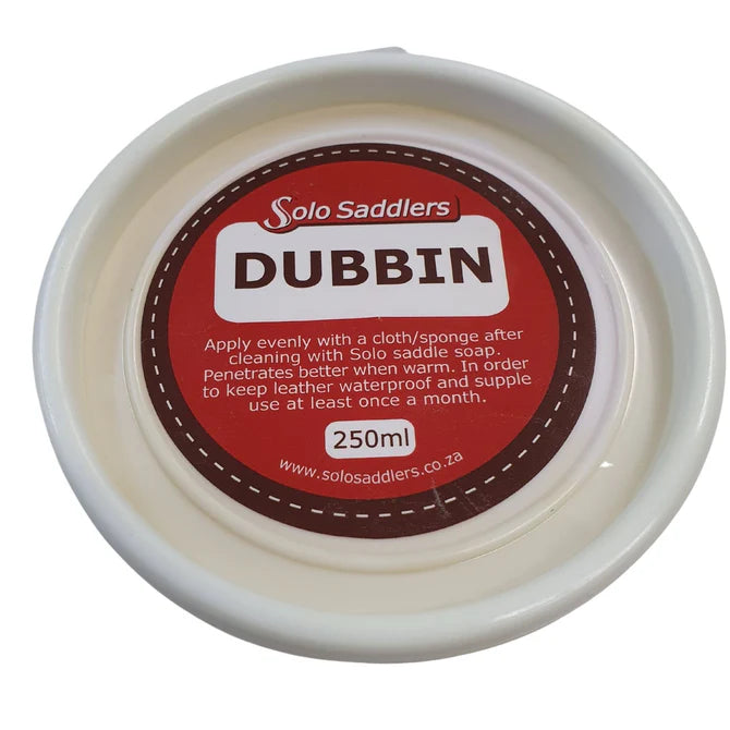 Solo saddlers Dubbin Leather care