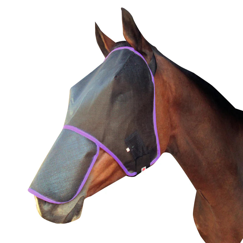 Solo Saddlers Flymask with nose