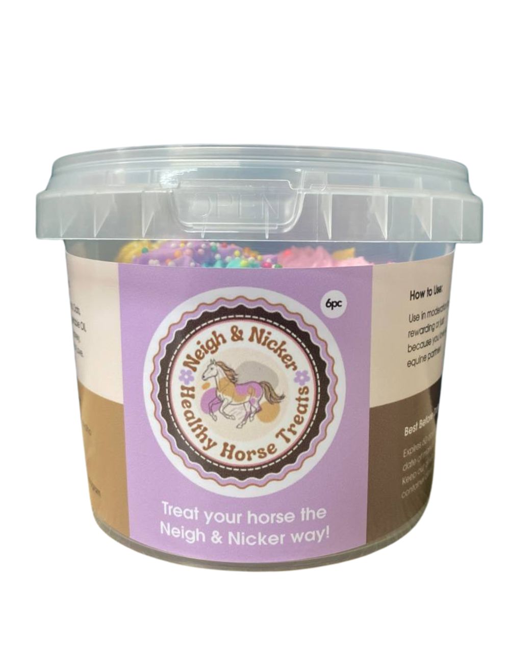 Neigh and Nicker Horse Treats - 6 Piece