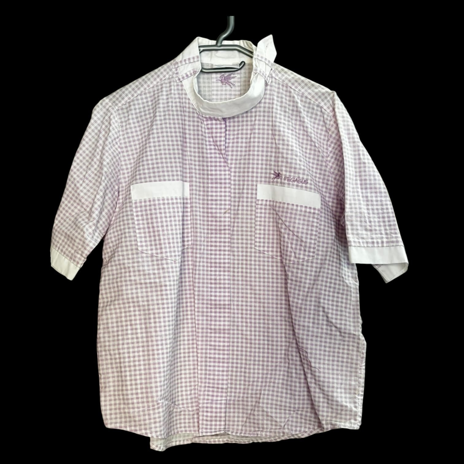 Pegasus Purple Check - Size 38