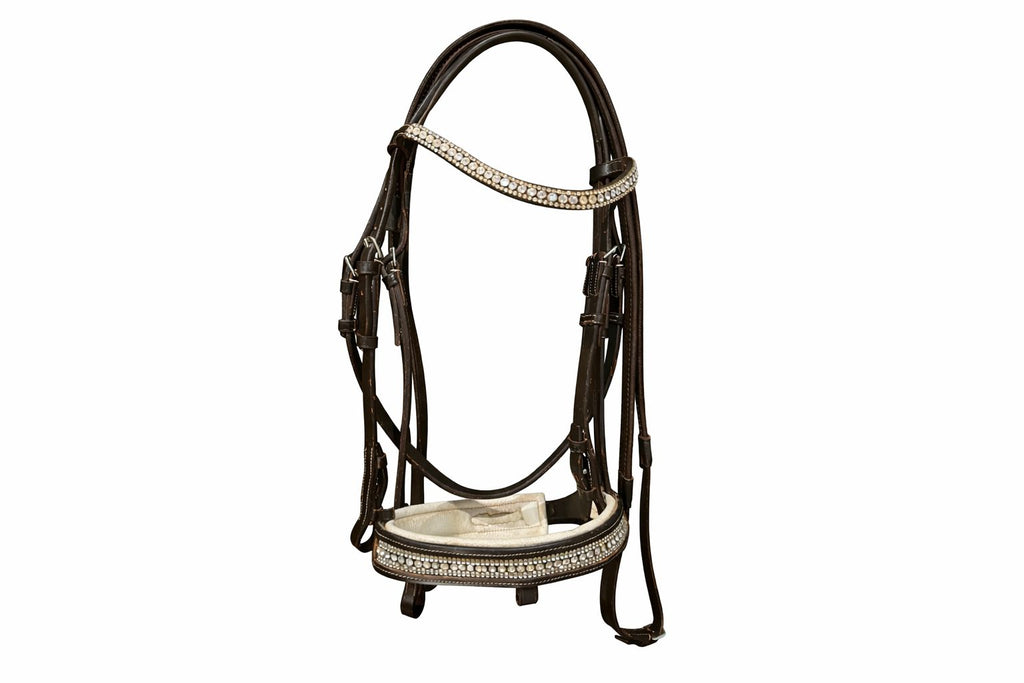 Blue Steel Diamante Bridle - COB