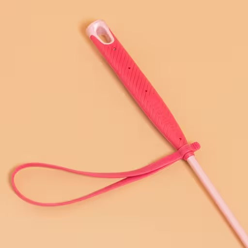 Fouganza Pink Star Jumping Crop 58cm