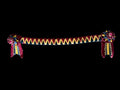 Burgundy, Gold & Blue Show Browband - 33cm ( PONY )