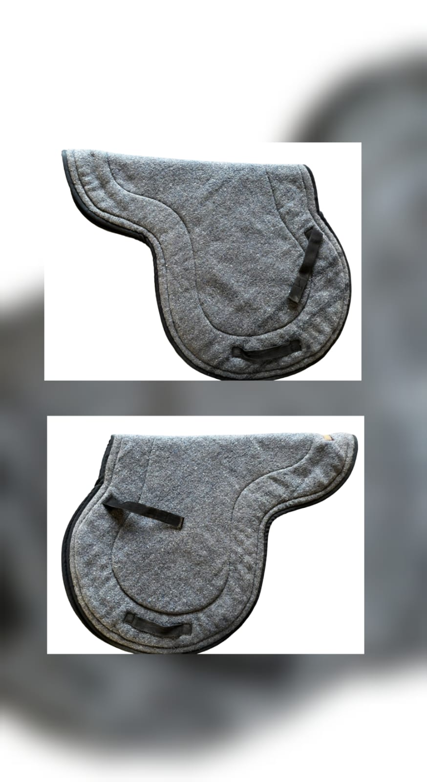 Laird Grey Shaped Numnah FULL GP