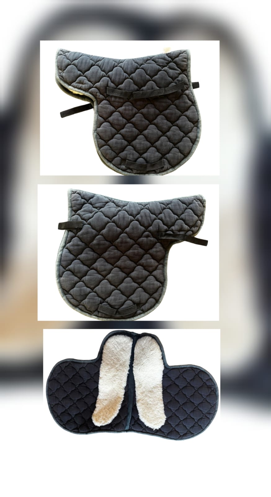True Comfort Navy Shaped Numnah