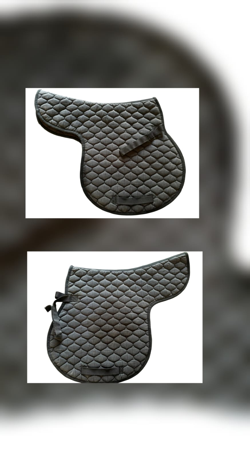 Black Shaped Numnah - COB GP