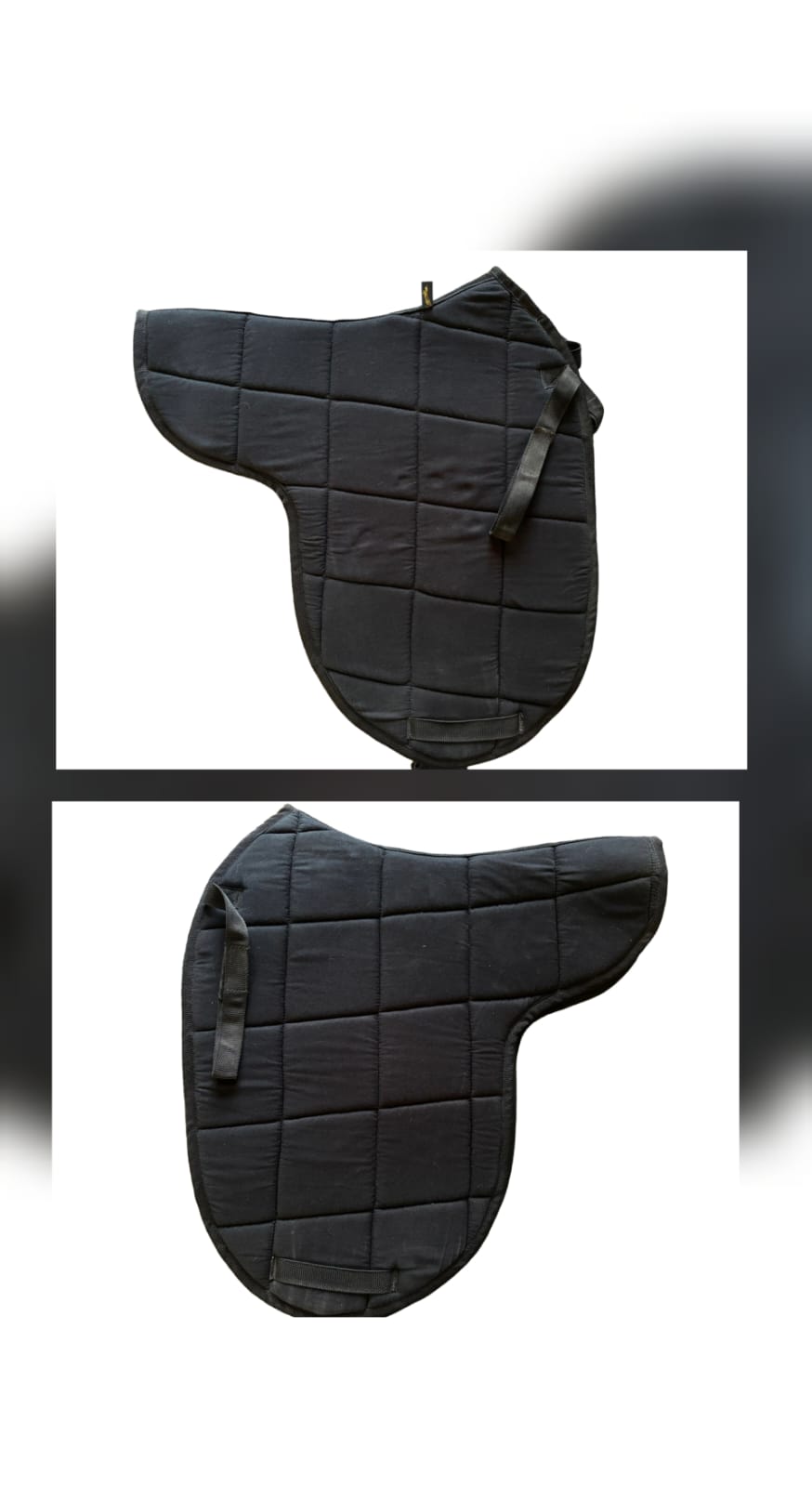 Capriole Black Dressage Shaped Numnah