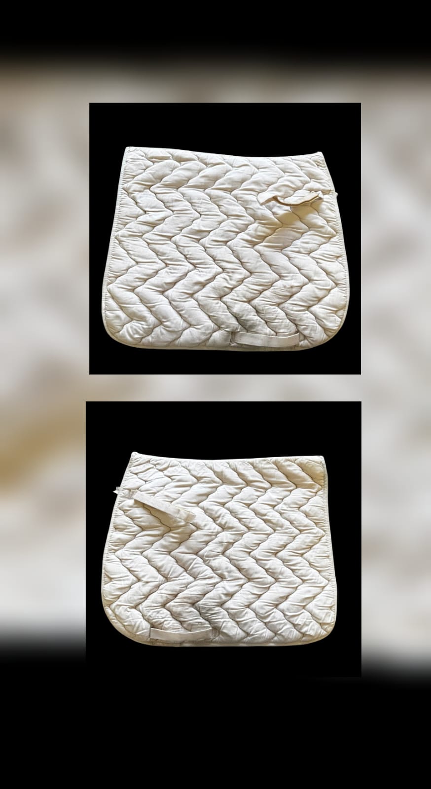White Dressage Numnah