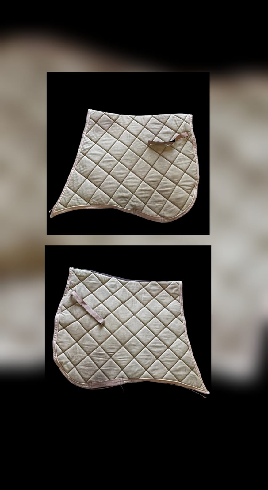 Spanish Style Dressage Numnah - Light Green